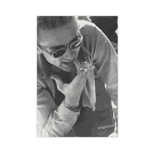 James Dean Filmstar-Poster (6) Leinwand-Poster, Wandkunst, Dekordruck, Bild, Gemälde für Wohnzimmer, Schlafzimmer, Dekoration, ungerahmt, 60 x 90 cm von PEtbon