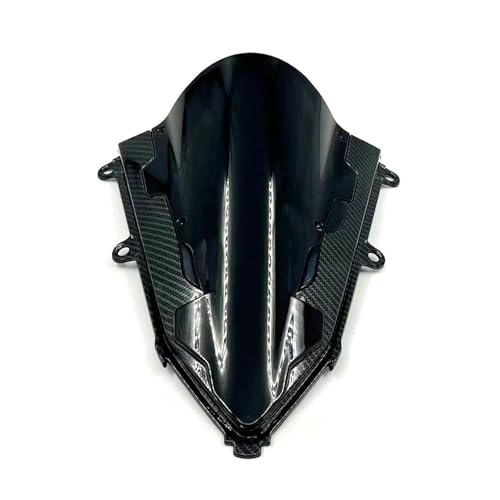 Autocycle Spoiler Für CBR650R 2019-2024 Motorrad Windschutzscheibe Frontscheibe Sport Verkleidung Windschutzscheibe(Carbon black) von PFBGEXV