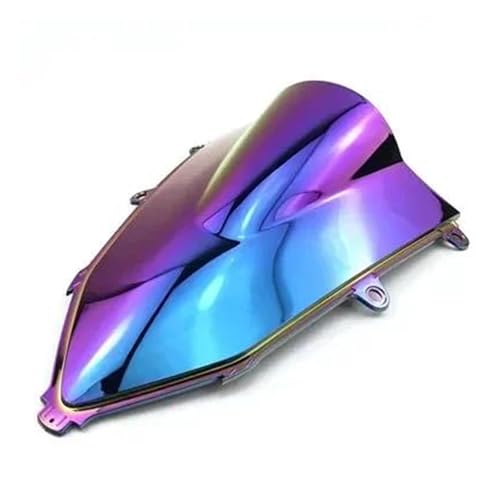 Autocycle Spoiler Für CBR650R 2019 Für CBR 650R Für CBR650R ABS Dual Blase Windschutzscheibe Verkleidung Windschutzscheibe Motorrad Windschutz Windschutzscheibe(Iridium) von PFBGEXV