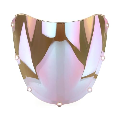 Autocycle Spoiler Für CBR954RR Für CBR 954 RR 2002 2003 ABS Kunststoff Motorrad Windschutzscheibe Windschutzscheibe Double Bubble Wind Screen Shield Windschutzscheibe(White Iridium) von PFBGEXV