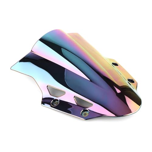 Autocycle Spoiler Für GSX250R Motorrad Windschutzscheibe Windschutzscheibe Double Bubble Windschutz Schild Für GSXR 250 2017 2018 2019 2020 ABS Kunststoff Windschutzscheibe(Iridium) von PFBGEXV