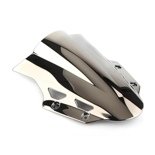 Autocycle Spoiler Für GSX250R Motorrad Windschutzscheibe Windschutzscheibe Double Bubble Windschutz Schild Für GSXR 250 2017 2018 2019 2020 ABS Kunststoff Windschutzscheibe(Silver) von PFBGEXV