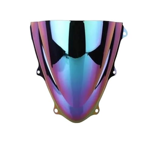 Autocycle Spoiler Für Suzuki Für GSX-R Für GSXR 600 750 Für GSXR600 Für K11 Double Bubble Windschutzscheibe Motorradzubehör Verkleidungsabweiser Windschutzscheibe(Iruidium) von PFBGEXV