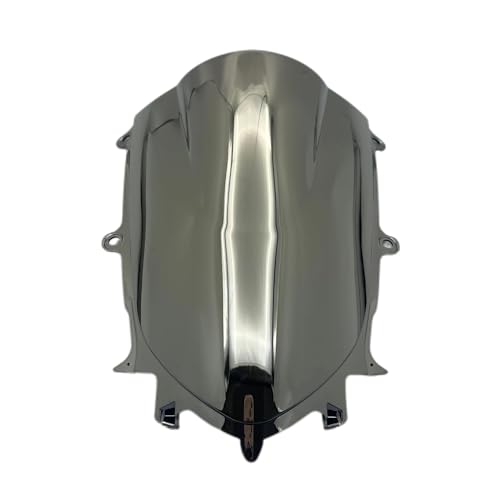 Autocycle Spoiler Für YZF 600 R6 R7 2017 2018 2019 2020 2021 2022 2023 2024 Motorrad Double Bubble Windschutzscheibe Windschutz Windschutzscheibe(Silver) von PFBGEXV