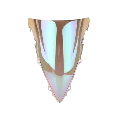 Autocycle Spoiler Für YZF-R6 Für YZF R6 Für YZFR6 2003 2004 2005 Motorrad Double Bubble Windschutzscheibe Deflektorschutz Windschutzscheibenzubehör Windschutzscheibe(White Iridium) von PFBGEXV