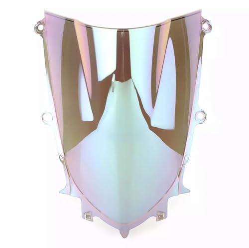 Autocycle Spoiler Für YZF600 R6 R7 2017 2018 2019 2020 2021 2022 Motorrad Double Bubble Windschutzscheibe Windschutz Für Yzf-r6 R7 Windschutzscheibe(White Iridium) von PFBGEXV