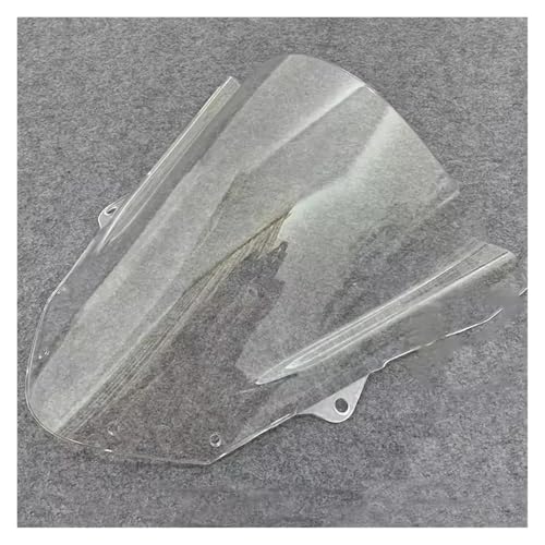 Autocycle Spoiler Für ZX6R Motorrad Windschutzscheibe Windschutz Double Bubble Windabweiser Für 2019 2020 2021 2022 2023 Für Ninja 636 ZX-6R ZX636 Windschutzscheibe(Clear) von PFBGEXV