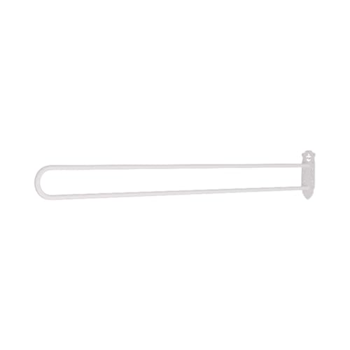 PFCDZDU U-Form Vorhang Stange, Wandbehang Metall Gerade Ring Regal, Vorübergehend Wand Schiene Hängend Stange Für Schönheitssalon Bekleidungsgeschäft (Farbe : Weiß, Größe : 2m(L)) von PFCDZDU