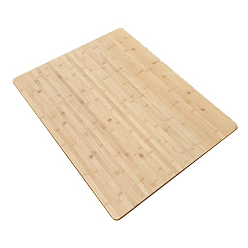 PFCDZDU Universal-Tischplatte Aus Bambus, Wasserdicht Einteilig 2cm Dick Tischplatte, Rustikal Platte Schreibtischplatte Für Heimbüro, 23 Größen (Farbe : Wood Color, Größe : 50x40x2cm) von PFCDZDU