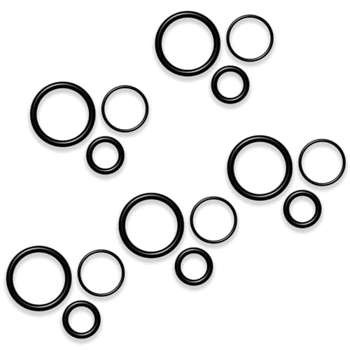 98209800/98209803 / 98209804 Luftdruckentlastungsventil-O-Ring-Set, kompatibel mit Pool/Spa-Luftdruckentlastungsventilen, Hochdruckentlastungsventilen mit hohem Durchfluss (15 Stück) von PFCKE