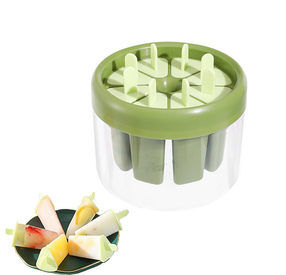 PFCTART Eisform Popsicle Formen, Mini Popsicle Form für Kinder, BPA-FREE, wiederverwendbare 8 Stück Ice Pop Form für hausgemachte von PFCTART