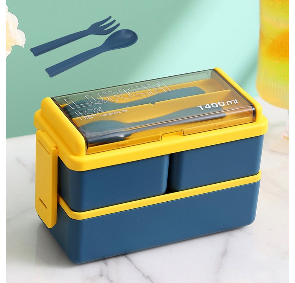 PFCTART Lunchbox Bento-Box für Kinder und Erwachsene, mikrowellengeeignet, (1-tlg) von PFCTART
