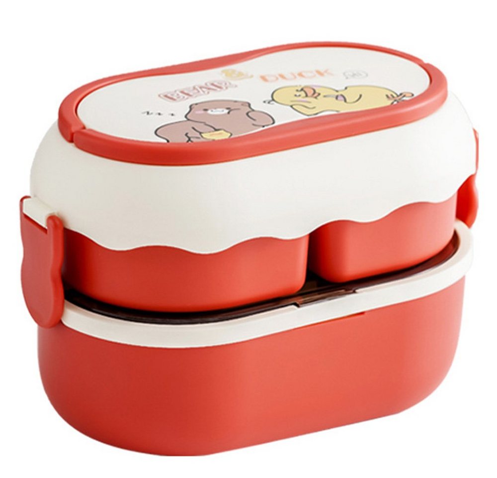 YVMOOEC Lunchbox Isolierte Lunchbox für Studenten, mikrowellengeeignet, zwei Fächern, PP YVMOOEC Lunchbox Isolierte Lunchbox für Studenten, mikrowellengeeignet, zwei Fächern, PP von YVMOOEC