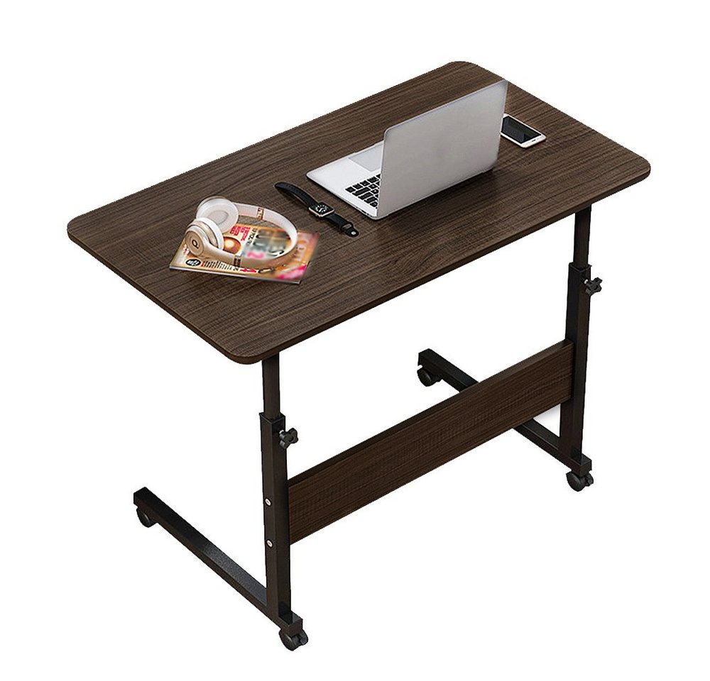 PFCTART Schreibtisch Höhenverstellbarer Laptoptisch auf Rollen, mobiler Schreibtisch, 80*40CM von PFCTART