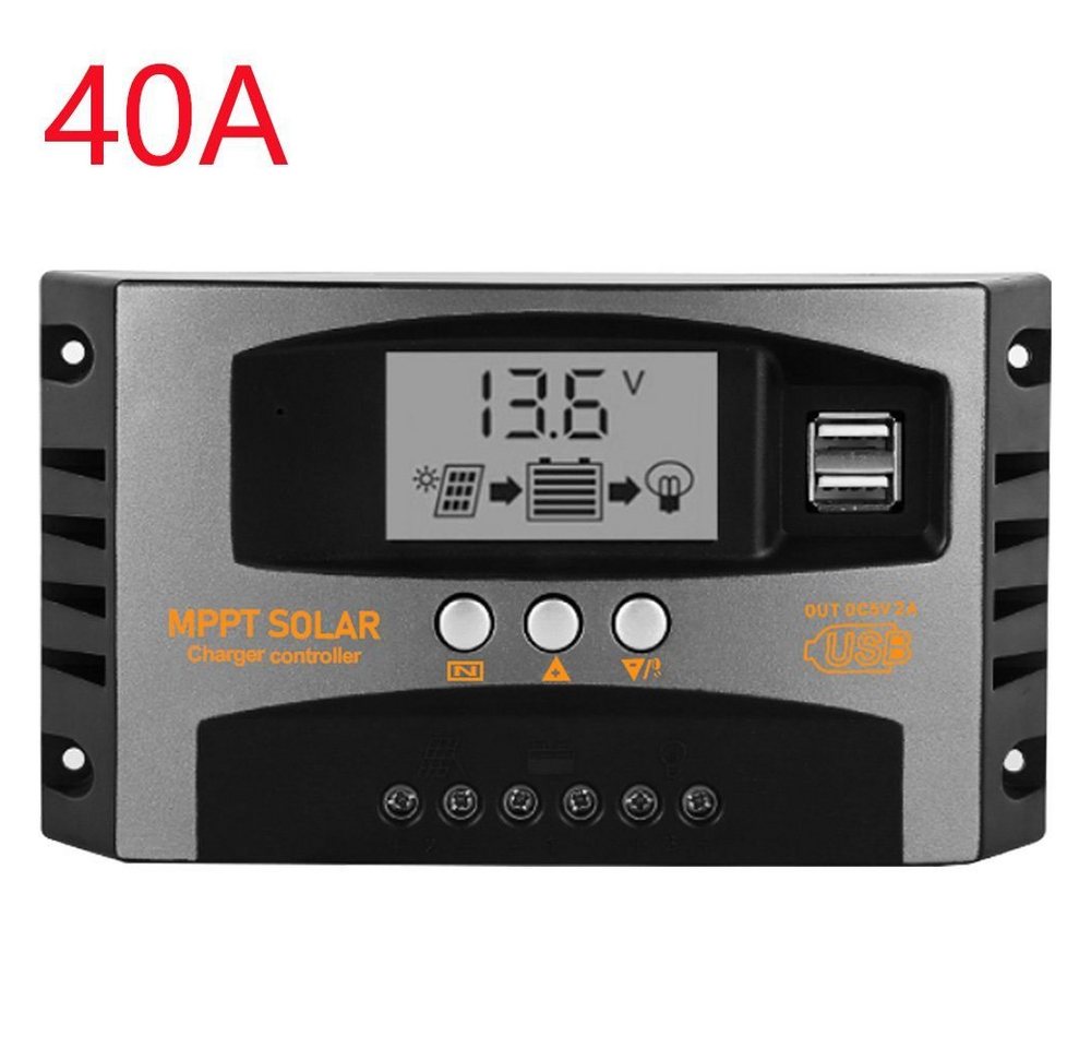 PFCTART Solarladeregler MPPT PV-Panel-Laderegler mit Display, 40A/100A PFCTART Solarladeregler MPPT PV-Panel-Laderegler mit Display, 40A/100A von PFCTART