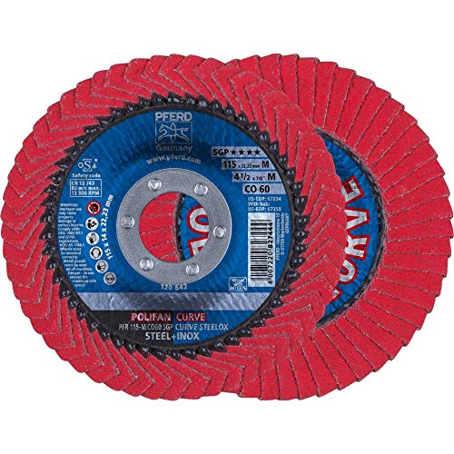 10 x PFERD POLIFAN-Fächerscheibe PFR 115-M CO 60 SGP CURVE STEELOX| Art.: 67689036 10 x PFERD POLIFAN-Fächerscheibe PFR 115-M CO 60 SGP CURVE STEELOX| Art.: 67689036 von PFERD