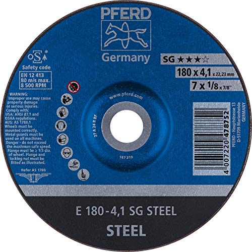 10 x PFERD Schruppscheibe E 180-4,1 SG STEEL| Art.: 62217426 10 x PFERD Schruppscheibe E 180-4,1 SG STEEL| Art.: 62217426 von PFERD