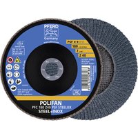 67764185 Fächerscheibe polifan z psf steelox ø 180 mm Körnung Z-40 konisch - Pferd von PFERD