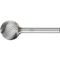 Pferd - Hartmetall Frässtift Kugel kud ø 20x18 mm Schaft-Ø 6 mm Z3 universal mittel von PFERD