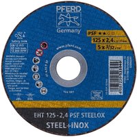 [GEBRAUCHT] Pferd Psf Steelox 61721122 Trennscheibe Gerade 125mm 22.23mm 25 St. B-Ware von PFERD