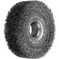 [NEUWERTIG] B-Ware Pferd Rundbürste Bürste Schleifbock Stahl Draht ø100x28 Bohrung Variabel von PFERD