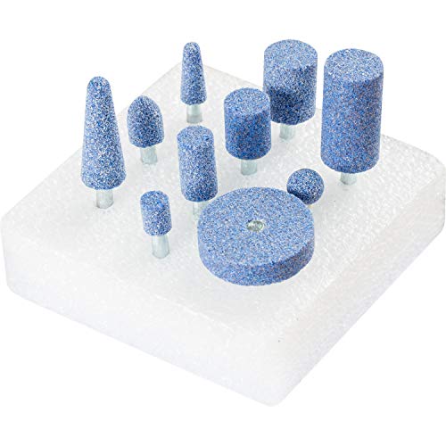 PFERD Schleifstift-Set TOUGH, 10-teilig, Schaft-ø 6 mm, grob, Korundgemisch aus Keramikkorn und weißem Edelkorund, 33920135 – für den universellen Einsatz auf schwer zerspanbaren Werkstoffen PFERD Schleifstift-Set TOUGH, 10-teilig, Schaft-ø 6 mm, grob, Korundgemisch aus Keramikkorn und weißem Edelkorund, 33920135 – für den universellen Einsatz auf schwer zerspanbaren Werkstoffen von PFERD