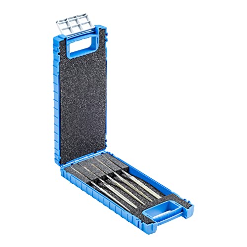 PFERD Diamant-Nadelfeilen-Set, 5-teilig, Korngröße D 181, 140mm, in bruchfester Kunststoffbox, 15842053 – Für den universellen Einsatz im Werkzeugbau PFERD Diamant-Nadelfeilen-Set, 5-teilig, Korngröße D 181, 140mm, in bruchfester Kunststoffbox, 15842053 – Für den universellen Einsatz im Werkzeugbau von PFERD