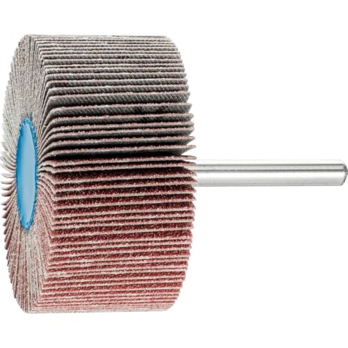 PFERD Fächerschleifer F/Korund Ø 60x30mm Schaft-ø 6mm A80 / 44498014 – für Feinschliff & Finish mit dem Geradschleifer oder Biegwellenantrieb von PFERD