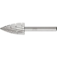 PFERD HSS Frässtift Spitzbogenform K Ø 16x30mm Schaft-Ø 6 mm Z 2 universal mittel Spanbrecher von PFERD