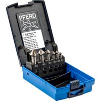 PFERD TOOLS HSS-Kegelsenker-Set UGT 6-tlg. DIN 335 C 90° mit Ungleichteilung von PFERD