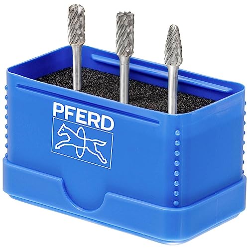 PFERD Hartmetall-Hochleistungskleinfrässtift Set, 3-teilig | Zahnung ALLROUND, Schaft-ø 3 mm, Frässtift-ø 6mm | 21901404 – für den universellen Einsatz auf den wichtigsten Werkstoffen PFERD Hartmetall-Hochleistungskleinfrässtift Set, 3-teilig | Zahnung ALLROUND, Schaft-ø 3 mm, Frässtift-ø 6mm | 21901404 – für den universellen Einsatz auf den wichtigsten Werkstoffen von PFERD