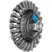 PFERD Kegelbürste gezopft KBG Ø 100x13 mm M14 Edelstahl-Draht-Ø 0,50mm Winkelschleifer (1) von PFERD