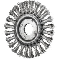PFERD Rundbürste gezopft RBG Ø 115x12x22,2 mm Edelstahl-Draht-Ø 0,50mm Winkelschleifer (10) von PFERD