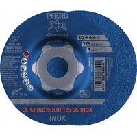 PFERD Schruppscheibe CC-GRIND-SOLID SG INOX D125xSmm gekr.INOX von PFERD