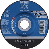 PFERD Schruppscheibe SG STEEL D230xS7,2mm gekr.STA Bohr.22,23mm von PFERD