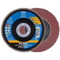 PFERD TOOLS 67746125 Fächerscheibe POLIFAN A PSF STEELOX Ø 125 mm Körnung 60 kon PFERD TOOLS 67746125 Fächerscheibe POLIFAN A PSF STEELOX Ø 125 mm Körnung 60 kon von PFERD