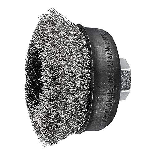 PFERD Topfbürste ungezopft TBU, Ø 75mm M14 Edelstahl-Draht-ø 0,30, 43469003 – für Winkelschleifer, Ungezopft; Besatzmaterial Inox 0,30 Mm PFERD Topfbürste ungezopft TBU, Ø 75mm M14 Edelstahl-Draht-ø 0,30, 43469003 – für Winkelschleifer, Ungezopft; Besatzmaterial Inox 0,30 Mm von PFERD