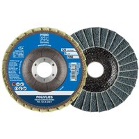 Pferd - POLIVLIES-Fächerscheibe pvl Korund ø 125 mm Bohrung 22,23 mm A240F für Feinschliff von PFERD