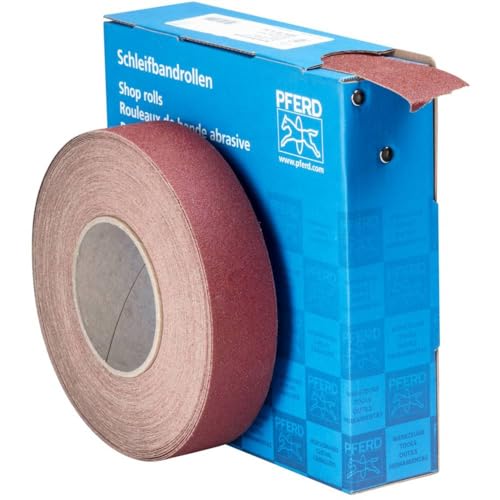 PFERD Schleifbandrolle | Gewebe, 38mm x 25m, Korund A80 | 45016408 – für universelle Anwendung von PFERD