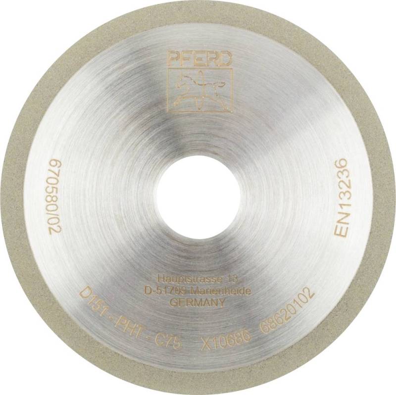 Pferd Diamant Schleifwerkzeug Rad 1 A1 R 100 1 5 20 Kunstharzgebunden Werkzeug B-Ware von PFERD