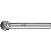 Hartmetall Frässtift Kugel kud ø 10x09 mm Schaft-Ø 6 mm Z5 universal fein - Pferd von PFERD