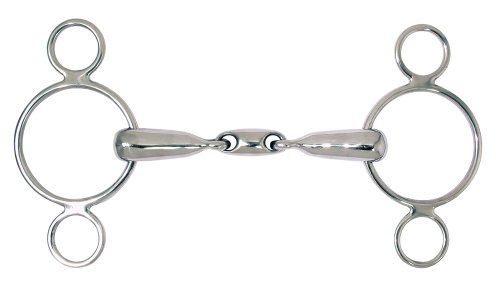 Doppelt gebrochene Dreifachringtrense, 14,5cm Doppelt gebrochene Dreifachringtrense, 14,5cm von PFIFF