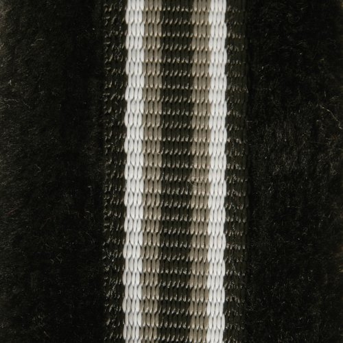 Kunststoffhalfter mit Kunstfell unterl., schwarz-grau Cob Kunststoffhalfter mit Kunstfell unterl., schwarz-grau Cob von PFIFF