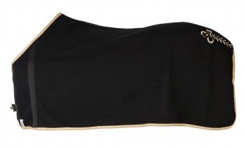PFIFF 002027 Wolldecke mit Kordel in Zierschneckenform, schwarz 125 von PFIFF