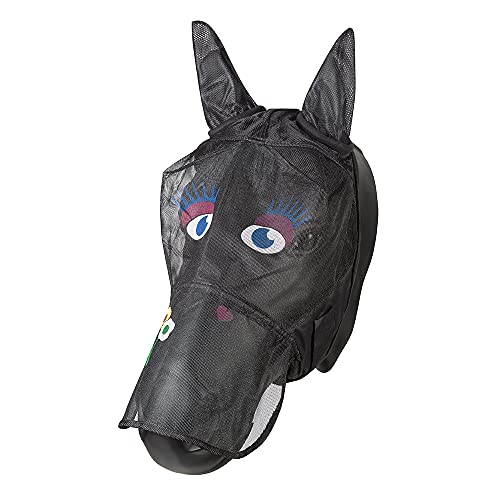 PFIFF 101013 Fliegenmaske Gesichtsmaske mit Motiv für Pferde, Fliegenschutz von PFIFF