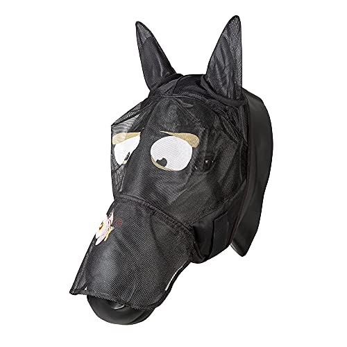 PFIFF 101013 Fliegenmaske Gesichtsmaske mit Motiv für Pferde, Fliegenschutz von PFIFF