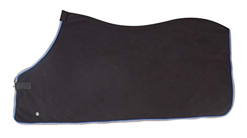 PFIFF 102312 Fleecedecke ´Boise´, schwarz-blau 105 von PFIFF