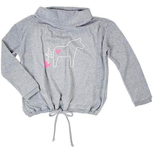 PFIFF 102437 Fleecepullover 'Soulhorse', hellgrau XS von PFIFF