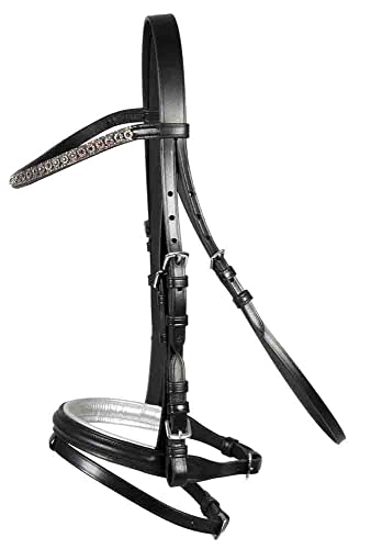 PFIFF 102708 Trensenzaum 'Larea', schwarz-silberfarben MS PFIFF 102708 Trensenzaum 'Larea', schwarz-silberfarben MS von PFIFF