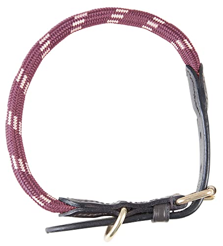 PFIFF 102827 Hundehalsband 'Lina', Bordeaux-beige XL von PFIFF